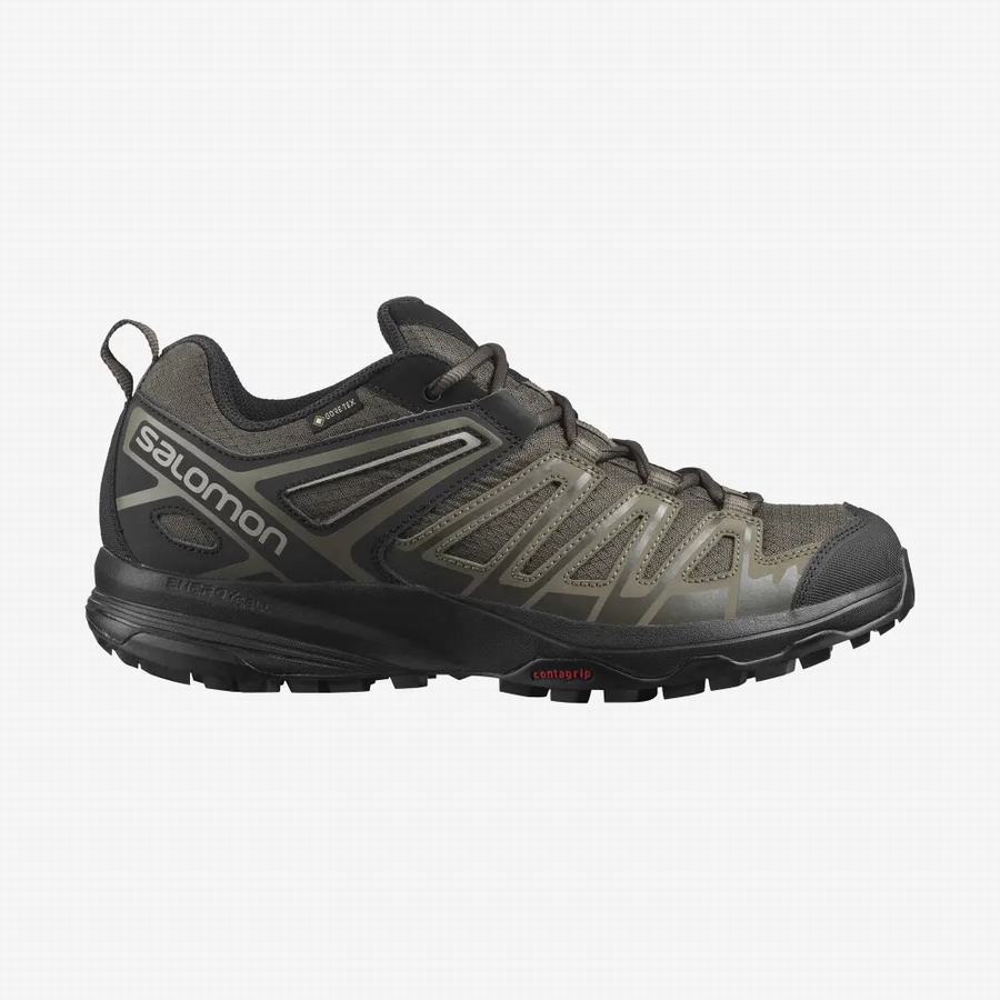 Salomon X Crest Gore-tex Erkek Trekking Ayakkabı Zeytin Yeşili [NLA4644YG]